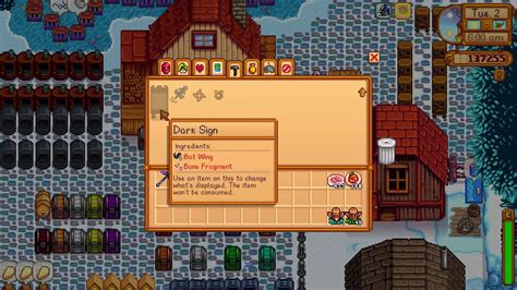 sinister signal stardew|Dark Sign .